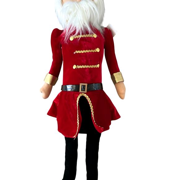 34th & Pine Oversized Nutcracker Soldier Pillow 45in Christmas Viral Tik Tok NEW - Picture 3 of 7